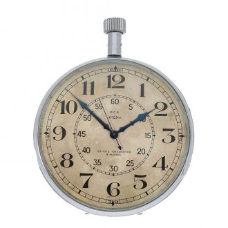 Swiss metal deck watch in original Mahogany box Circa 1930 Swiss metal deck watch in original Mahogany box Circa 1930