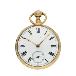 English 18K gold minute repeating duplex watch Circa 1822