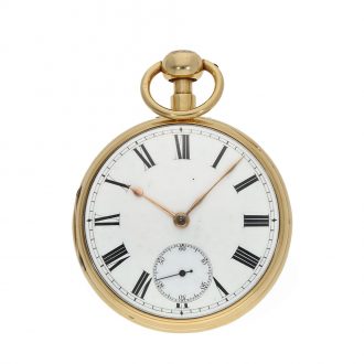 English 18K gold minute repeating duplex watch Circa 1822