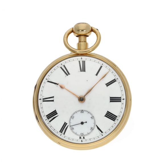 English 18K gold minute repeating duplex watch Circa 1822