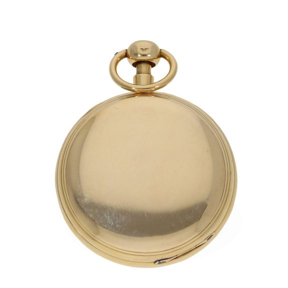 English 18K gold minute repeating duplex watch Circa 1822 English 18K gold minute repeating duplex watch Circa 1822