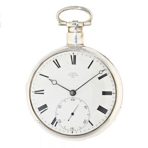 English important silver deck watch chronometer Circa 1824