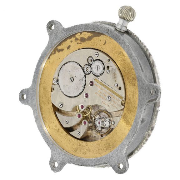 Swiss aluminum eight day deck chronometer Circa 1940 Swiss aluminum eight day deck chronometer Circa 1940