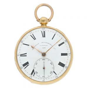 English pocket chronometer in manner of Earnshaw Circa 1824