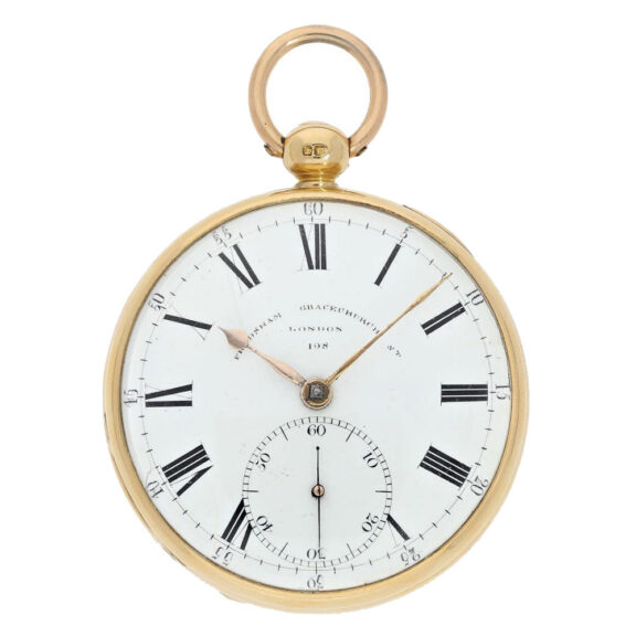English pocket chronometer in manner of Earnshaw Circa 1824
