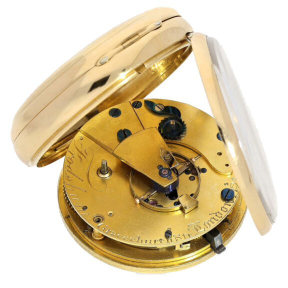 English pocket chronometer in manner of Earnshaw Circa 1824 English pocket chronometer in manner of Earnshaw Circa 1824
