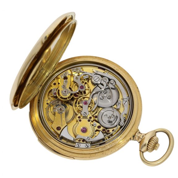 French complicated pocket watch minute repeater with chronograph Circa 1890 French complicated pocket watch minute repeater with chronograph Circa 1890