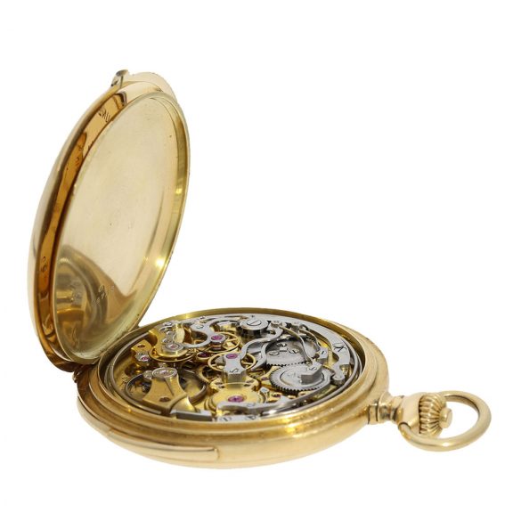 French complicated pocket watch minute repeater with chronograph Circa 1890 French complicated pocket watch minute repeater with chronograph Circa 1890
