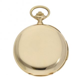 French complicated pocket watch minute repeater with chronograph Circa 1890