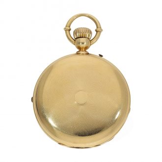 Swiss 18K gold jumping seconds chronograph Circa 1860 Swiss 18K gold jumping seconds chronograph Circa 1860