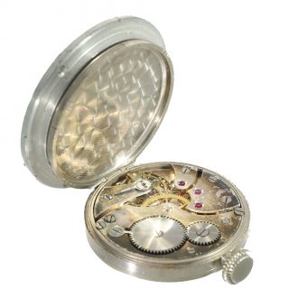 Swiss metal pilot's board watch from the Second World War Circa 1942 Swiss metal pilot's board watch from the Second World War Circa 1942