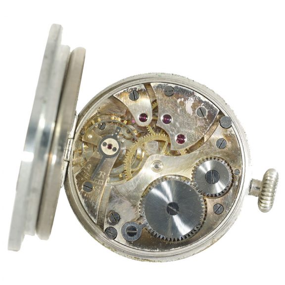 Swiss metal pilot's board watch from the Second World War Circa 1942 Swiss metal pilot's board watch from the Second World War Circa 1942