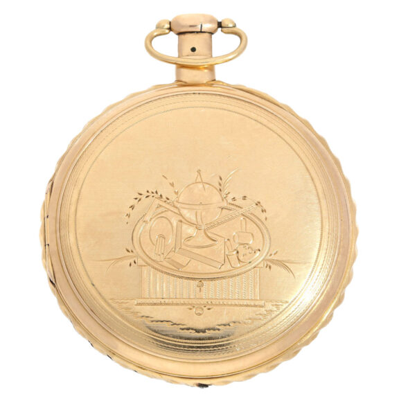 Swiss 18K gold skeletonized repeating watch Circa 1820 Swiss 18K gold skeletonized repeating watch Circa 1820