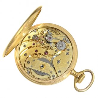 Swiss very rare 18 Carat gold anker chronometer ‘Gondolo’ Circa 1912
