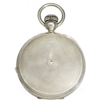 Swiss silver à goutte limited production pocket watch Circa 1992 Swiss silver à goutte limited production pocket watch Circa 1992
