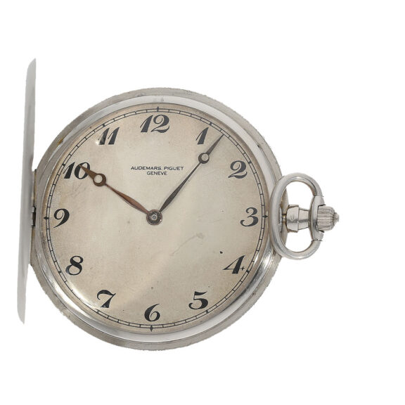Swiss platinum full hunter “extra flat” case watch Circa 1920