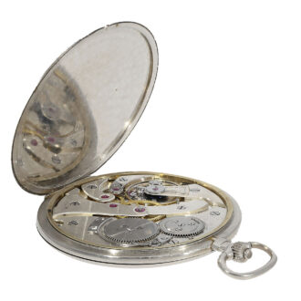 Swiss platinum full hunter “extra flat” case watch Circa 1920