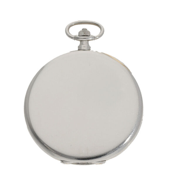 Swiss platinum full hunter “extra flat” case watch Circa 1920 Swiss platinum full hunter “extra flat” case watch Circa 1920