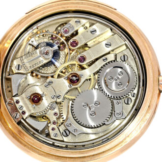 Swiss gold hunting cased repeater watch Circa 1900