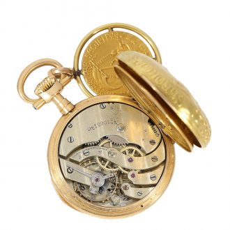 Swiss extremely rare 18 Carat gold ‘St George & the Dragon’ Circa 1895