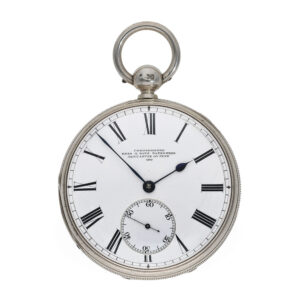 Silver English technically highly interesting chronometer Circa 1864