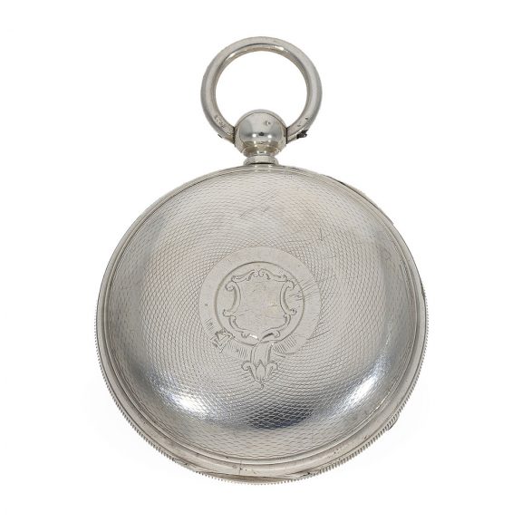 Silver English technically highly interesting chronometer Circa 1864 Silver English technically highly interesting chronometer Circa 1864