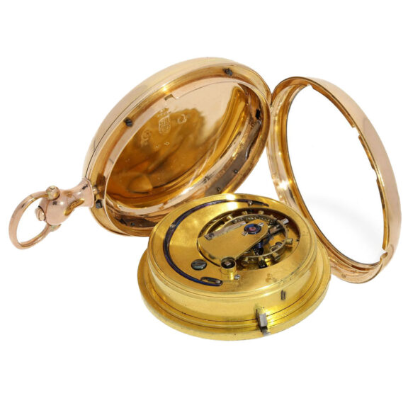 English Arnold type gold pocket watch chronometer Circa 1809 English Arnold type gold pocket watch chronometer Circa 1809