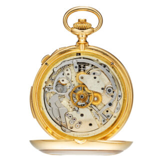 Swiss five minute repeating split second chronograph Circa 1890