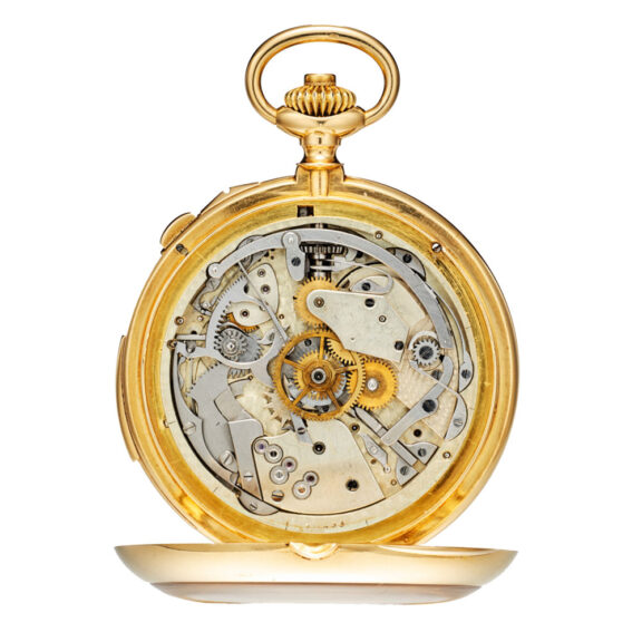 Swiss five minute repeating split second chronograph Circa 1890 Swiss five minute repeating split second chronograph Circa 1890