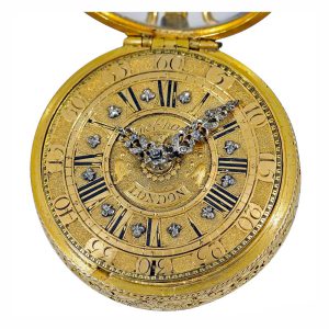 Gold English pair cased quarter repeater Circa 1730