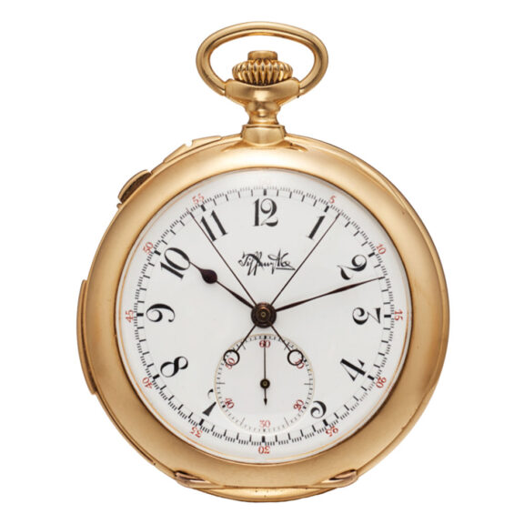 Swiss minute repeating split second chronograph Circa 1890 Swiss minute repeating split second chronograph Circa 1890