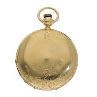 English 18 Carat gold watch with chronometer escapement Circa 1850