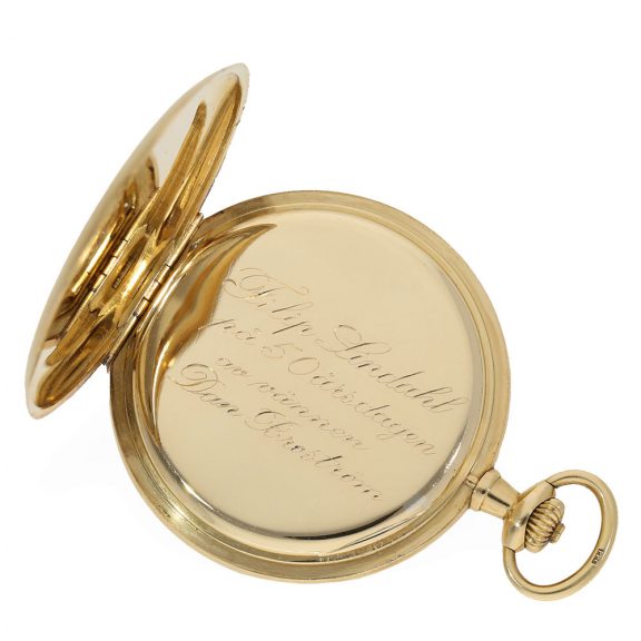 Swiss 18 carat gold anker chronometer pocket watch Circa 1916 Swiss 18 carat gold anker chronometer pocket watch Circa 1916