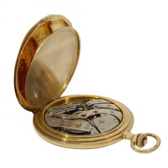 Swiss 18 carat gold anker chronometer pocket watch Circa 1916