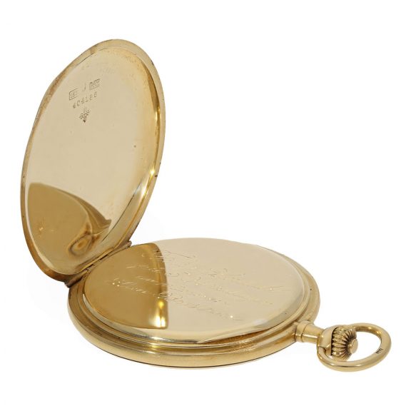 Swiss 18 carat gold anker chronometer pocket watch Circa 1916 Swiss 18 carat gold anker chronometer pocket watch Circa 1916
