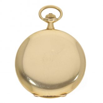 Swiss 18 carat gold anker chronometer pocket watch Circa 1916