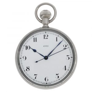 Swiss steel military deck watch Royal Navy HS3 Circa 1940