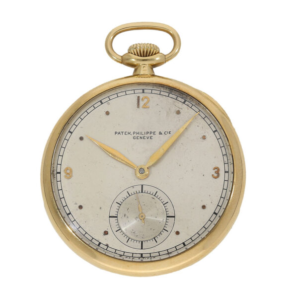 Swiss 18 carat gold dress watch with precision escapement Circa 1930