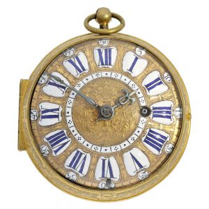 French Louis XIV gilt Oignon pocket watch Circa 1710