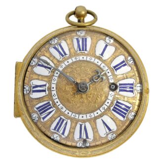 French Louis XIV gilt Oignon pocket watch Circa 1710