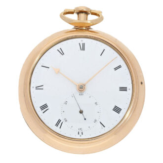 Irish early interesting pocket chronometer Circa 1806-1820
