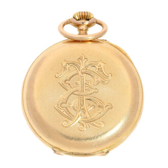 American lady's gold open faced pocket watch Circa 1890 American lady's gold open faced pocket watch Circa 1890