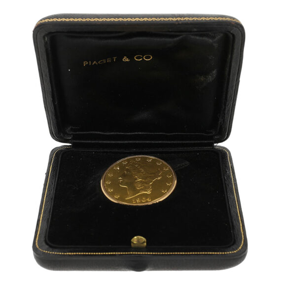 The original box that accompanies this rare coin watch is a true bonus The original box that accompanies this rare coin watch is a true bonus
