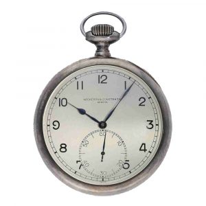 Swiss silver deck chronometer for the British military Circa 1942