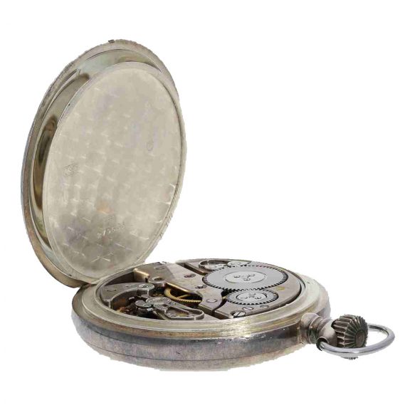 Swiss silver deck chronometer for the British military Circa 1942 Swiss silver deck chronometer for the British military Circa 1942