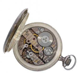 Swiss silver deck chronometer for the British military Circa 1942