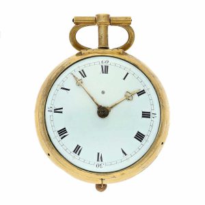 German repeating coach clock with rare escapement Circa 1800