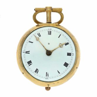 German repeating coach clock with rare escapement Circa 1800