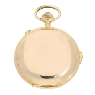 Swiss gold hunting cased repeater watch Circa 1900