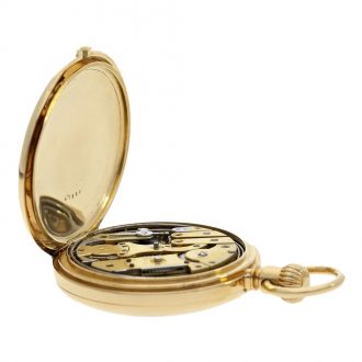 Early and very fine Swiss gold quarter hour repeater Circa 1875